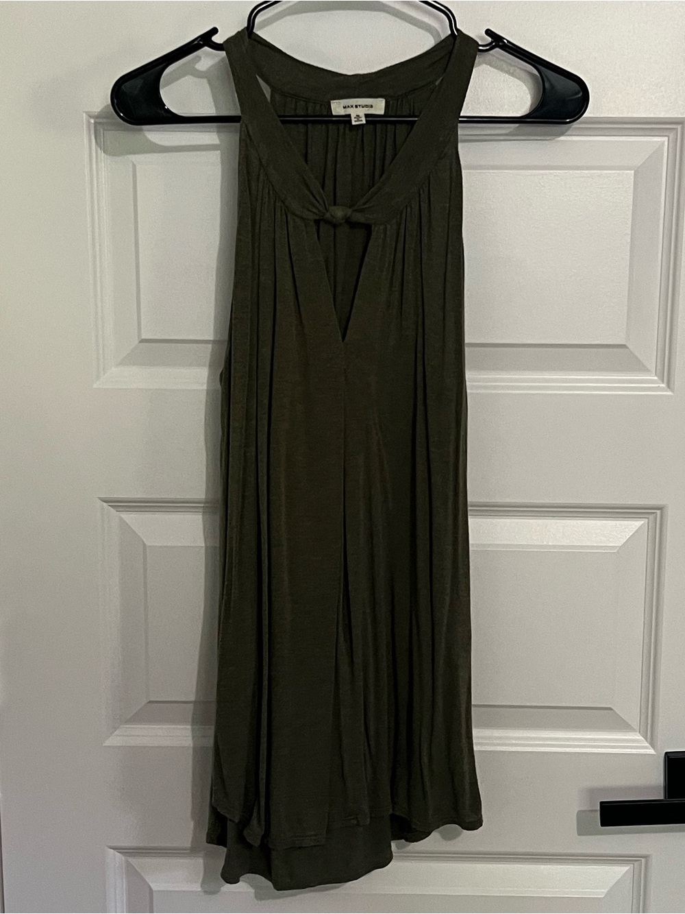 178 - Max Studio Olive Green Women’s Tank Top